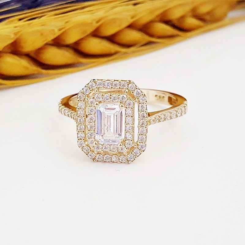 altın baget yüzük