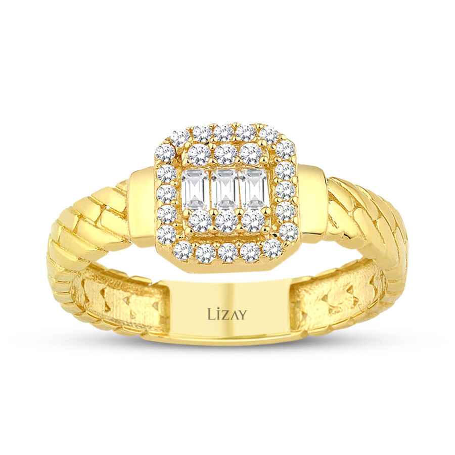 altın baget yüzük