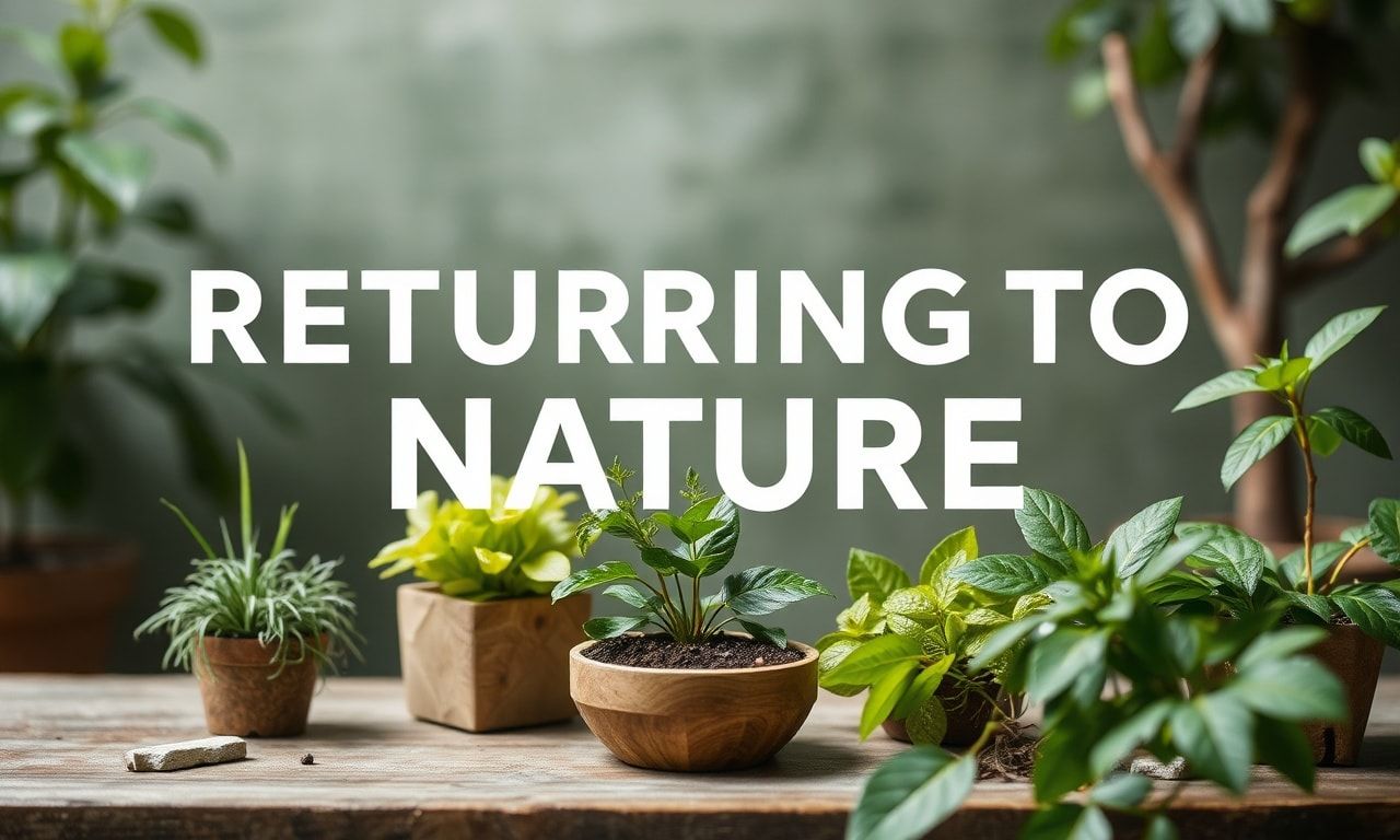Doğaya Dönüş: Evimizi Yeşilleştirme ve Sürdürülebilir Yaşam Tarzı