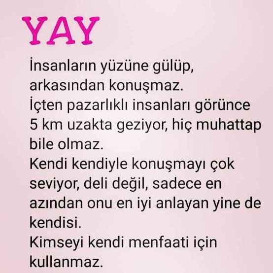 yay Burcu Özellikleri Nelerdir?