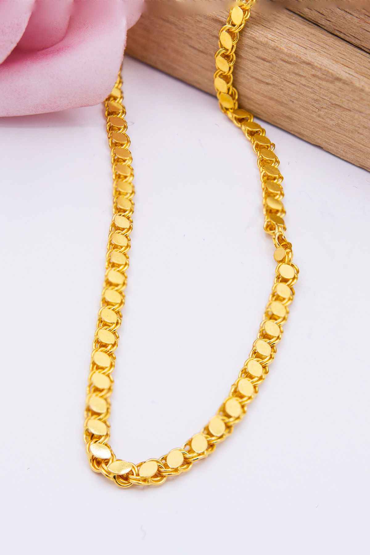 22 ayar zincir kolye