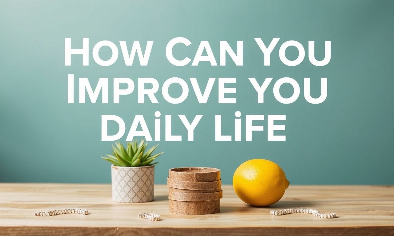Günlük Hayatınızı Nasıl İyileştirebilirsiniz?